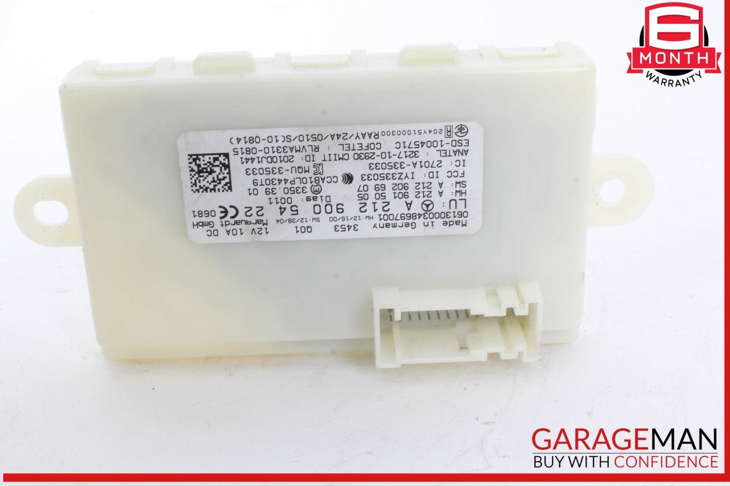 13-20 Mercedes W212 E250 SL550 ML400 Keyless Go Entry Control Module OEM