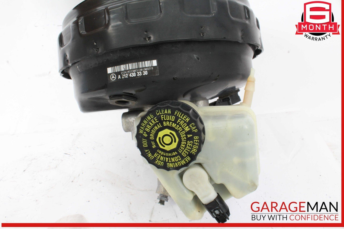 12-14 Mercedes W218 CLS550 E250 Power Brake Booster Master Cylinder Reservoir