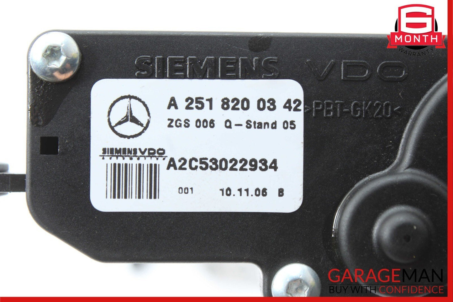 06-13 Mercedes X164 GL450 ML350 Rear Right Quarter Window Regulator Motor OEM
