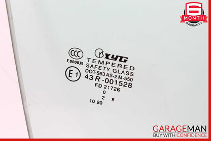 03-12 Mercedes R230 SL500 SL55 AMG Front Right Side Door Window Glass Clear