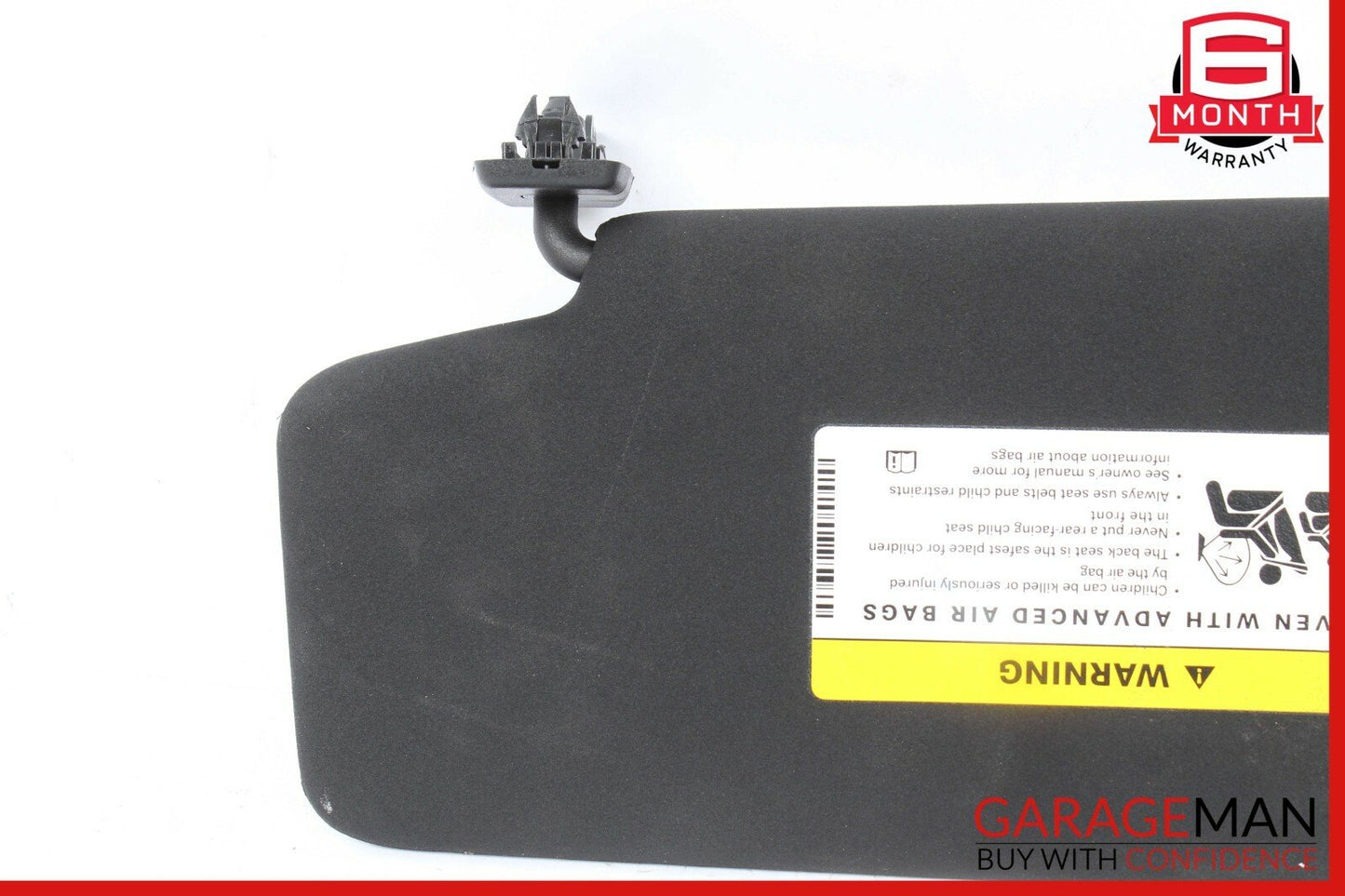 08-14 Mercedes W204 C250 C300 C350 Front Right Side Sunvisor Sun Visor Black