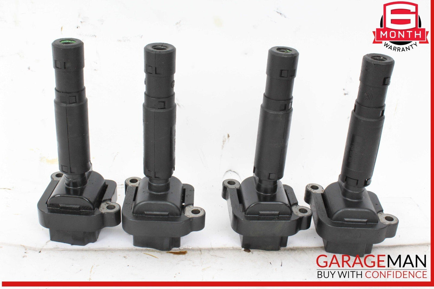 12-15 Mercedes W204 C250 Engine Ignition Coil Spark Plug 0001502580 Set of 4 OEM