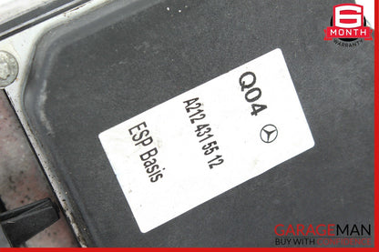 10-13 Mercedes W212 E350 ABS Anti Lock Brake Pump Controller Module Unit