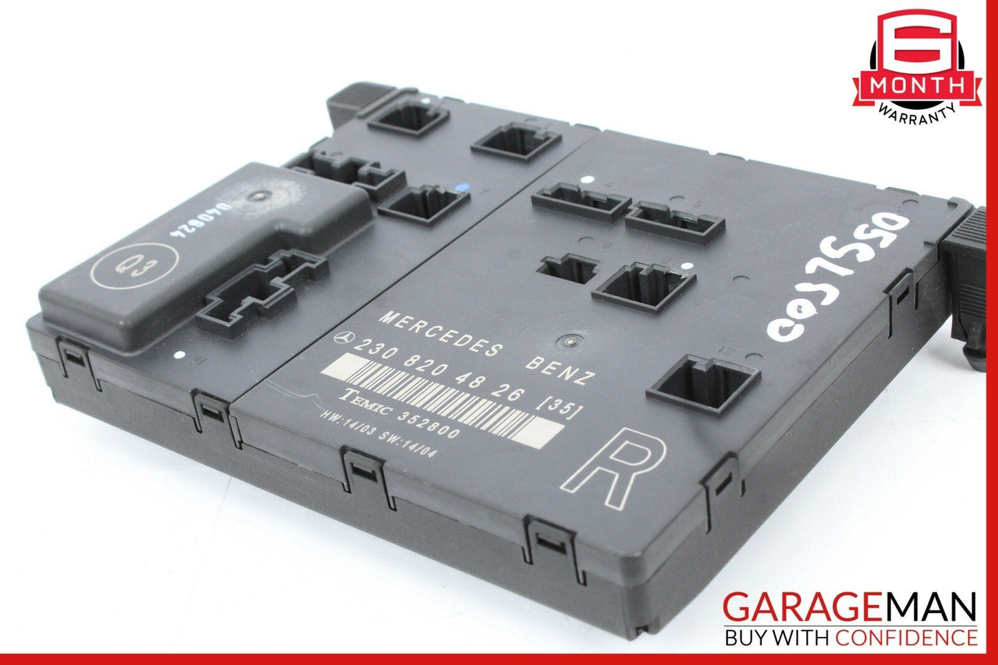 03-08 Mercedes R230 SL600 SL550 Right Side Door Control Module 2308204826 OEM