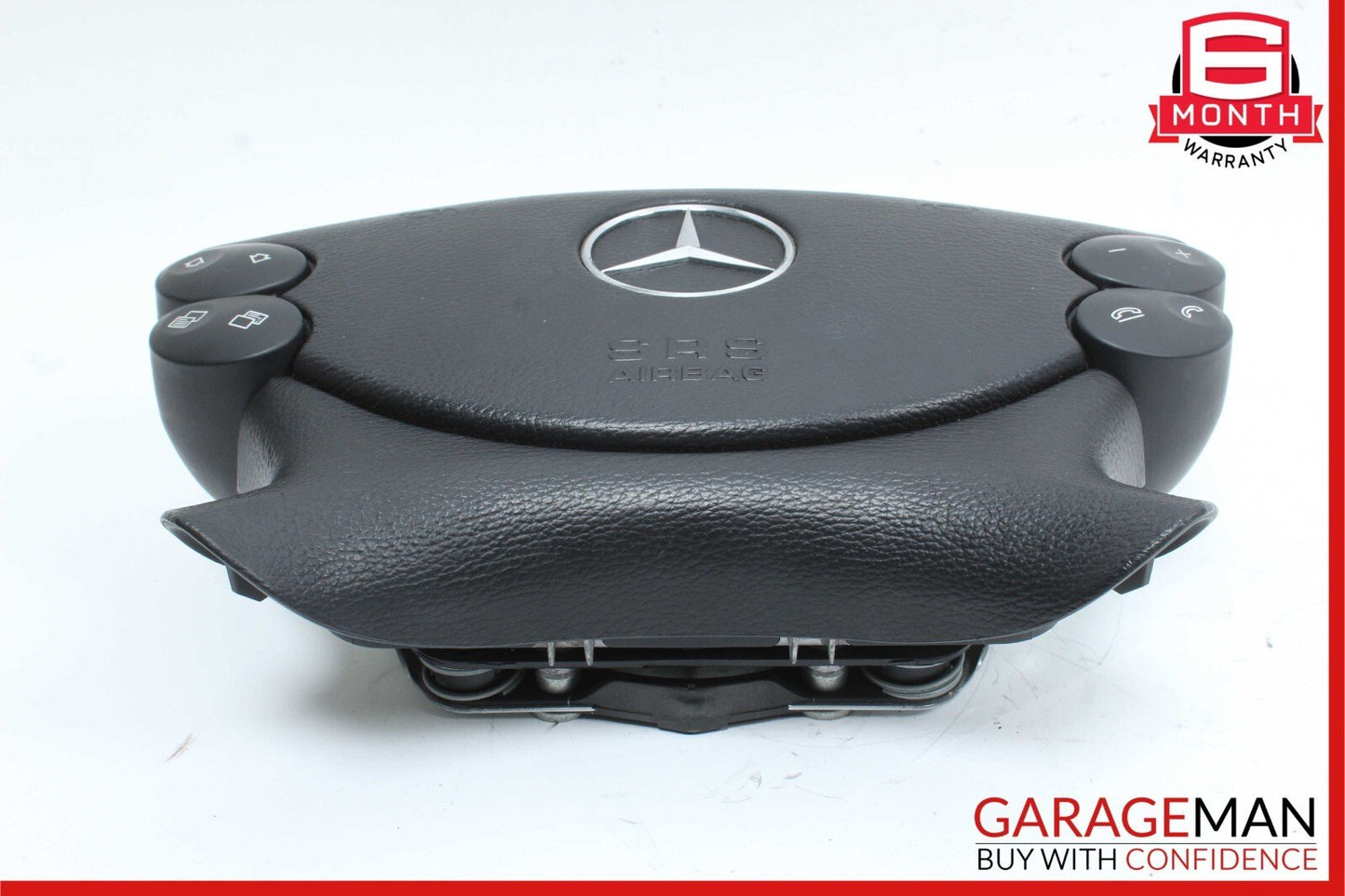03-12 Mercedes CLK350 E350 SL500 Steering Wheel Airbag Air Bag Leather Black