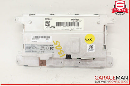 09-16 Audi Q5 Front Center Dash Display Screen Monitor 8R0919604