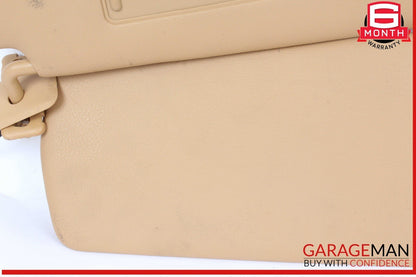 03-10 Porsche Cayenne 955 957 Front Right Side Sunvisor Sun Visor Shade Brown