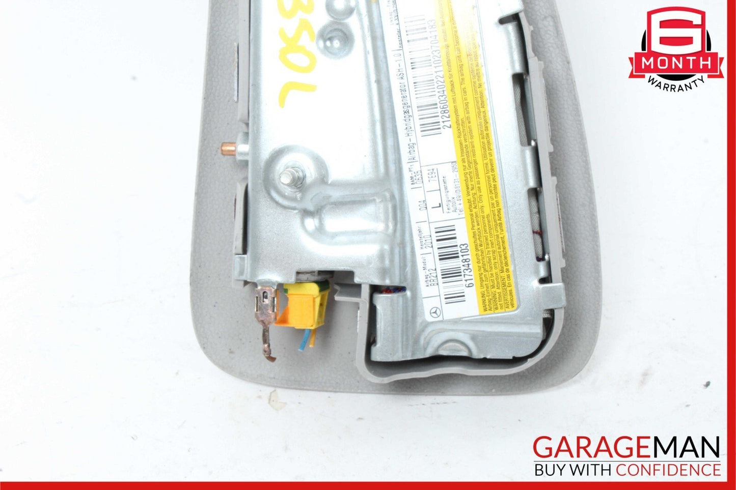 10-18 Mercedes W212 E350 CLS550 Front Left Side Seat Side Airbag Air Bag Gray