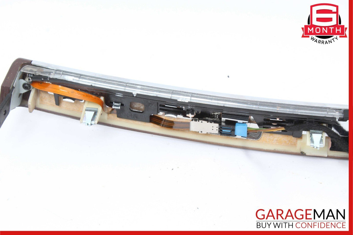 10-13 Mercedes W221 S400 S550 Dashboard Center Trim Molding 2216807871 Wood OEM