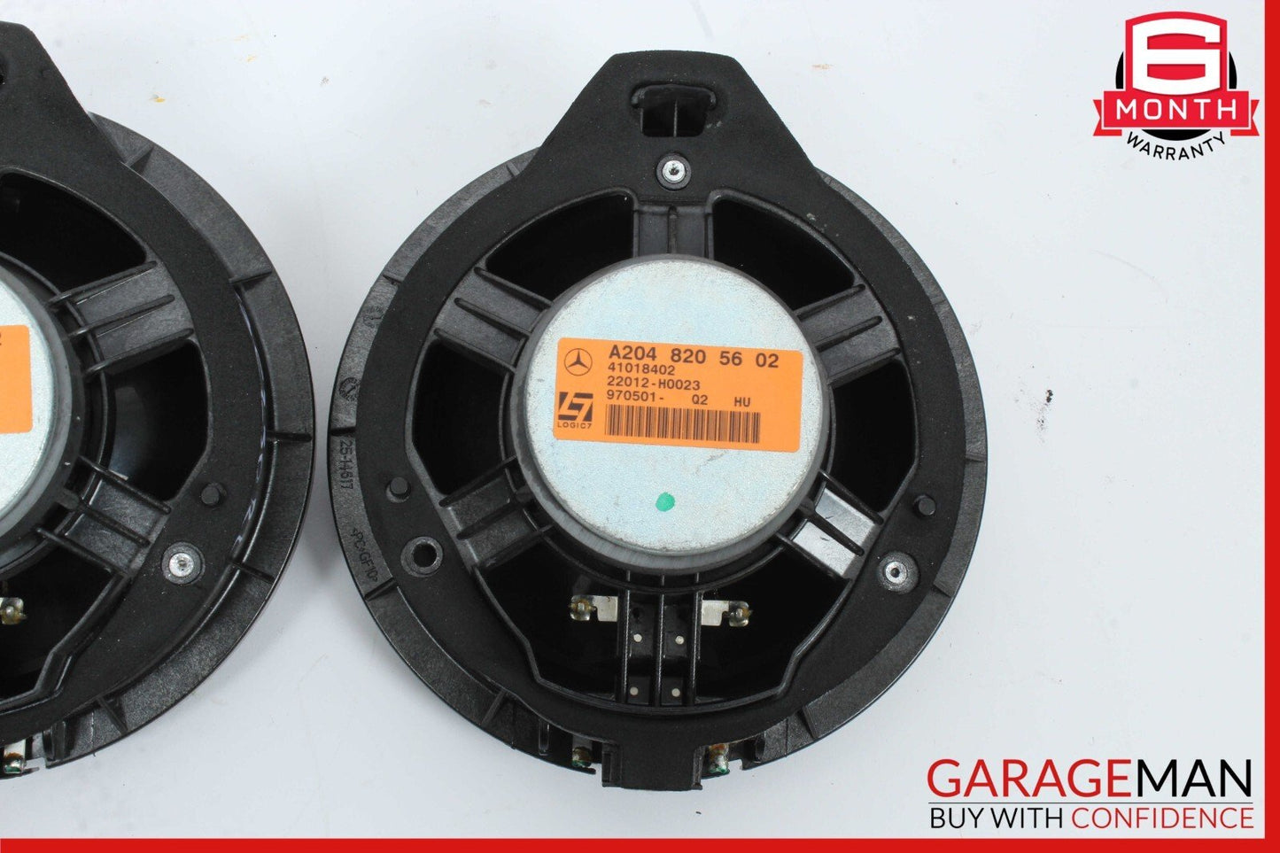08-18 Mercedes W204 C250 C300 Door Audio Speaker Logic 7 Set of 2 OEM