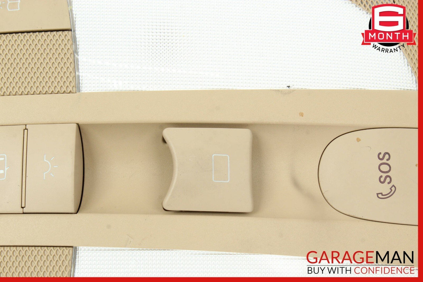 07-12 Mercedes W251 R320 ML350 Front Top Overhead Dome Light Map Lamp Brown