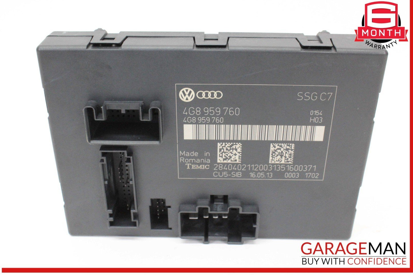 12-18 Audi A6 A7 Front Left Driver Side Seat Control Module Unit 4G8959760 OEM