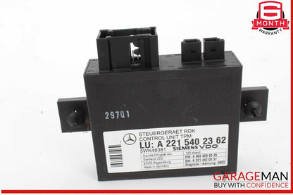 07-14 Mercedes W221 S550 CL550 Tire Pressure Monitor Module 2215402362 OEM
