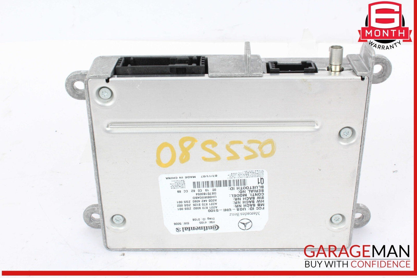 07-13 Mercedes W221 S550 CL550 Bluetooth Communication Controller Module OEM