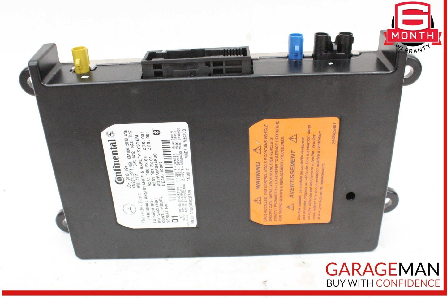 10-20 Mercedes W204 C250 CGI Communication Control Module Unit 2319002203 OEM
