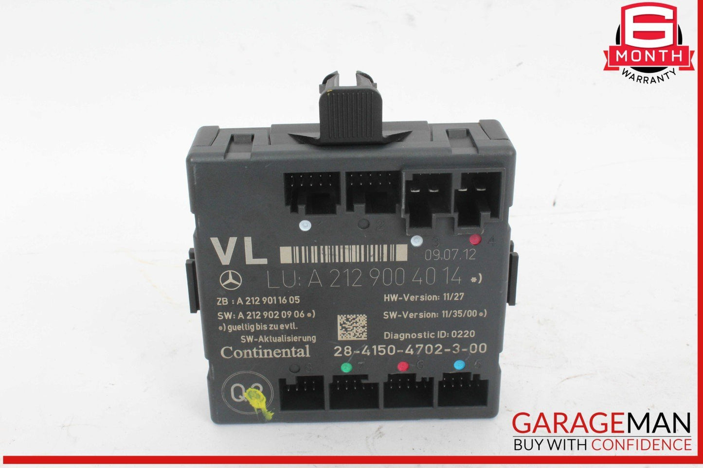 08-18 Mercedes W204 C250 C300 Front Left Side Door Control Module Unit OEM