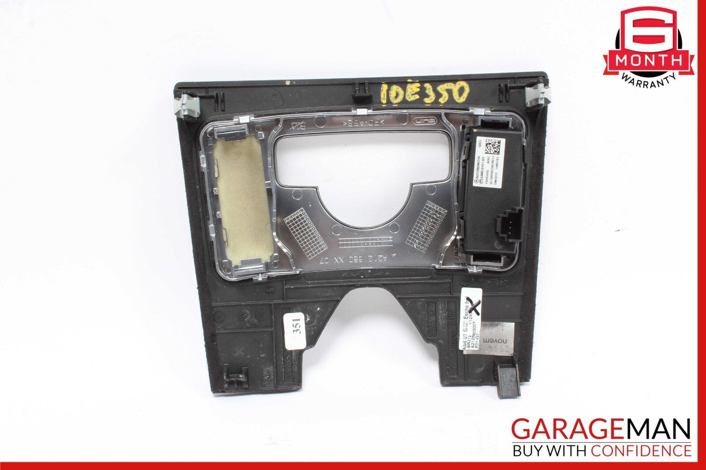 10-13 Mercedes W212 E250 E350 E550 Center Console Switch Bezel Trim Cover Wood