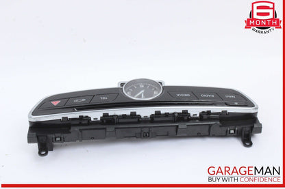 15-18 Mercedes W205 C300 Center Dashboard Hazard Control Switch w/ Clock Assy