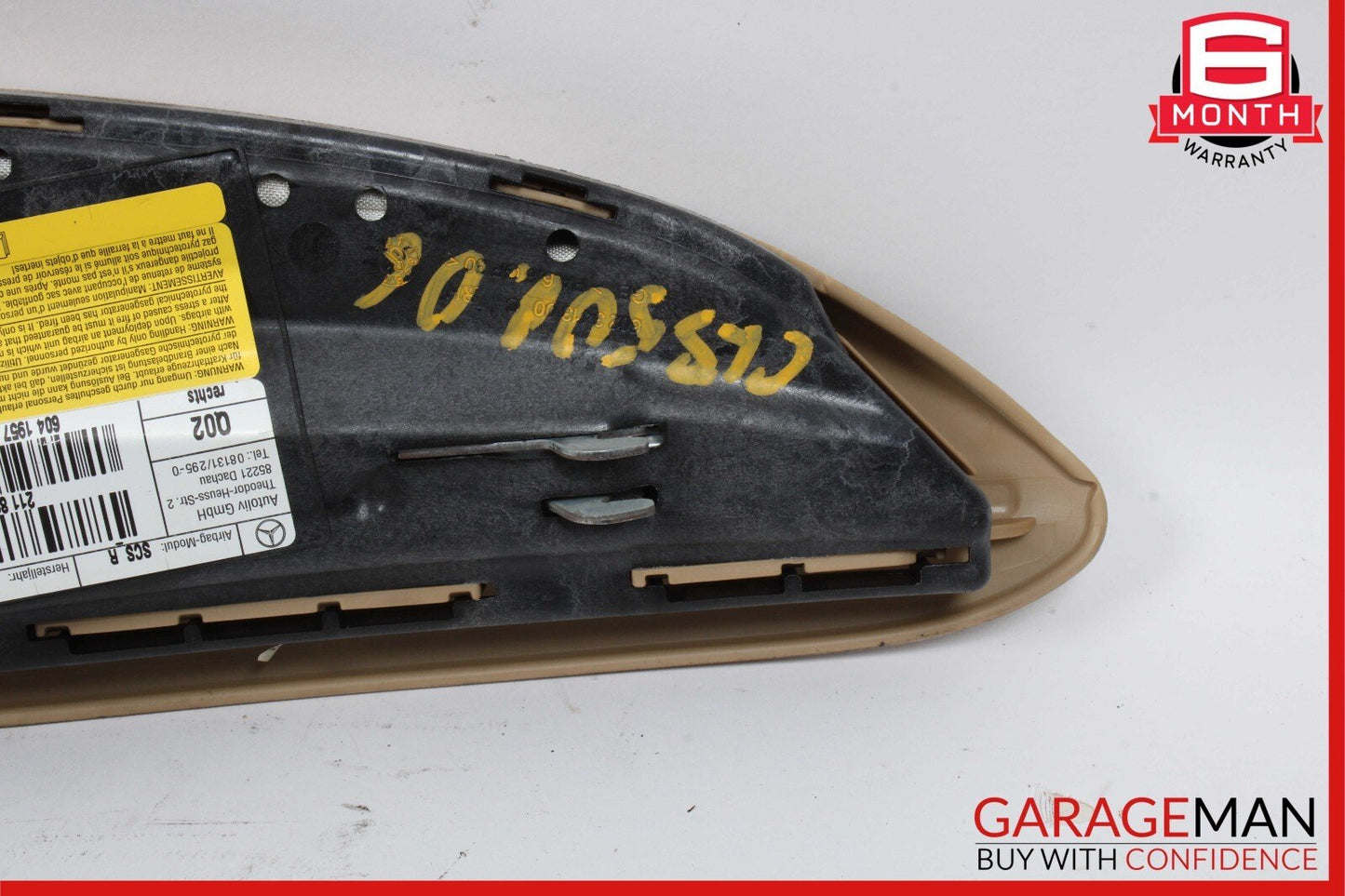 03-11 Mercedes W211 E350 E500 CLS500 Front Right Side SRS Airbag Air Bag Beige