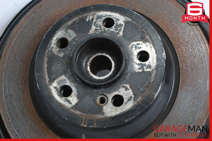 10-18 Mercedes W212 E350 Rear Right Side Spindle Knuckle Hub w/ Rotor Disc OEM