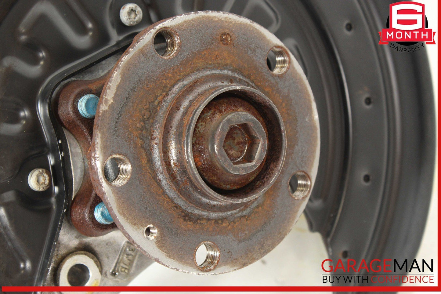 03-13 Bentley Continental GTC Rear Left Side Spindle Knuckle Hub OEM