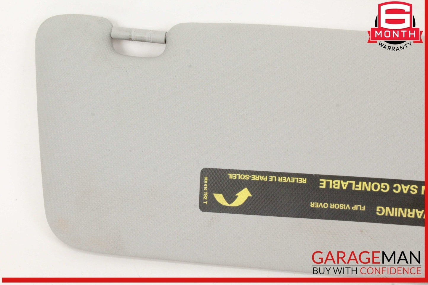 2009-2017 Audi A4 Front Left Driver Side Sun Visor Gray 8H0010501