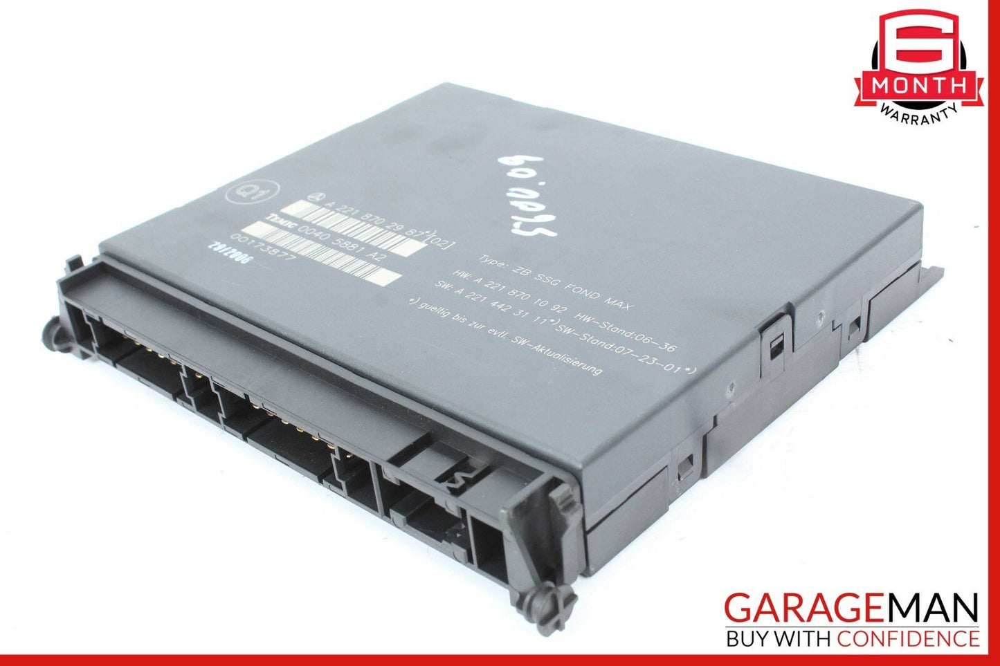 07-13 Mercedes W221 S550 S400 Rear Seat Control Unit Module 2218707293 OEM