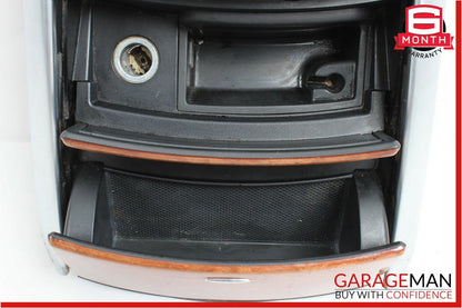06-09 Mercedes W251 R320 Center Console Cup Holder Ashtray Cover Assembly Wood