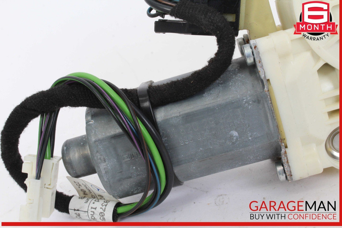 03-09 Mercedes W211 E550 E320 Front Left Driver Side Window Regulator Motor OEM