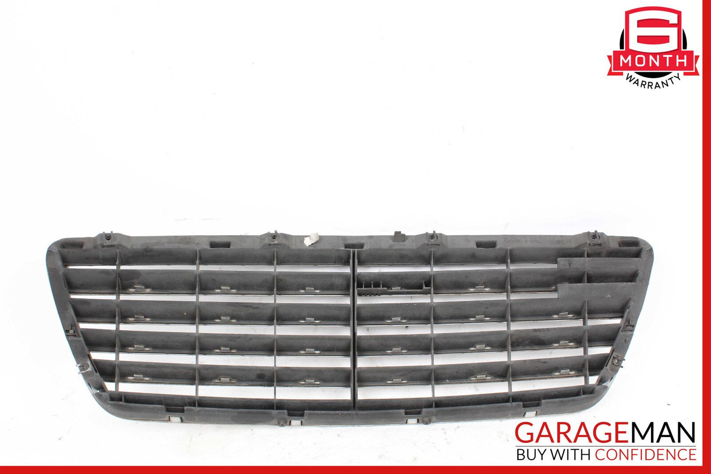 00-03 Mercedes W210 E320 E55 AMG Front Hood Radiator Trim Cover Grille Chrome
