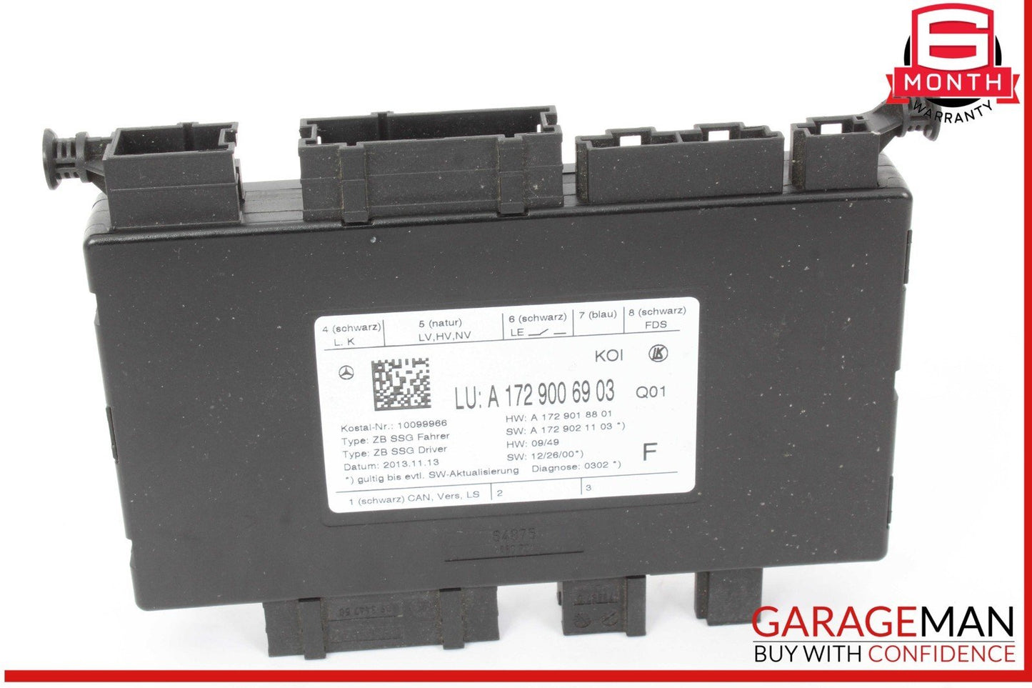 08-18 Mercedes W212 E250 C300 Front Left Driver Side Seat Control Module OEM