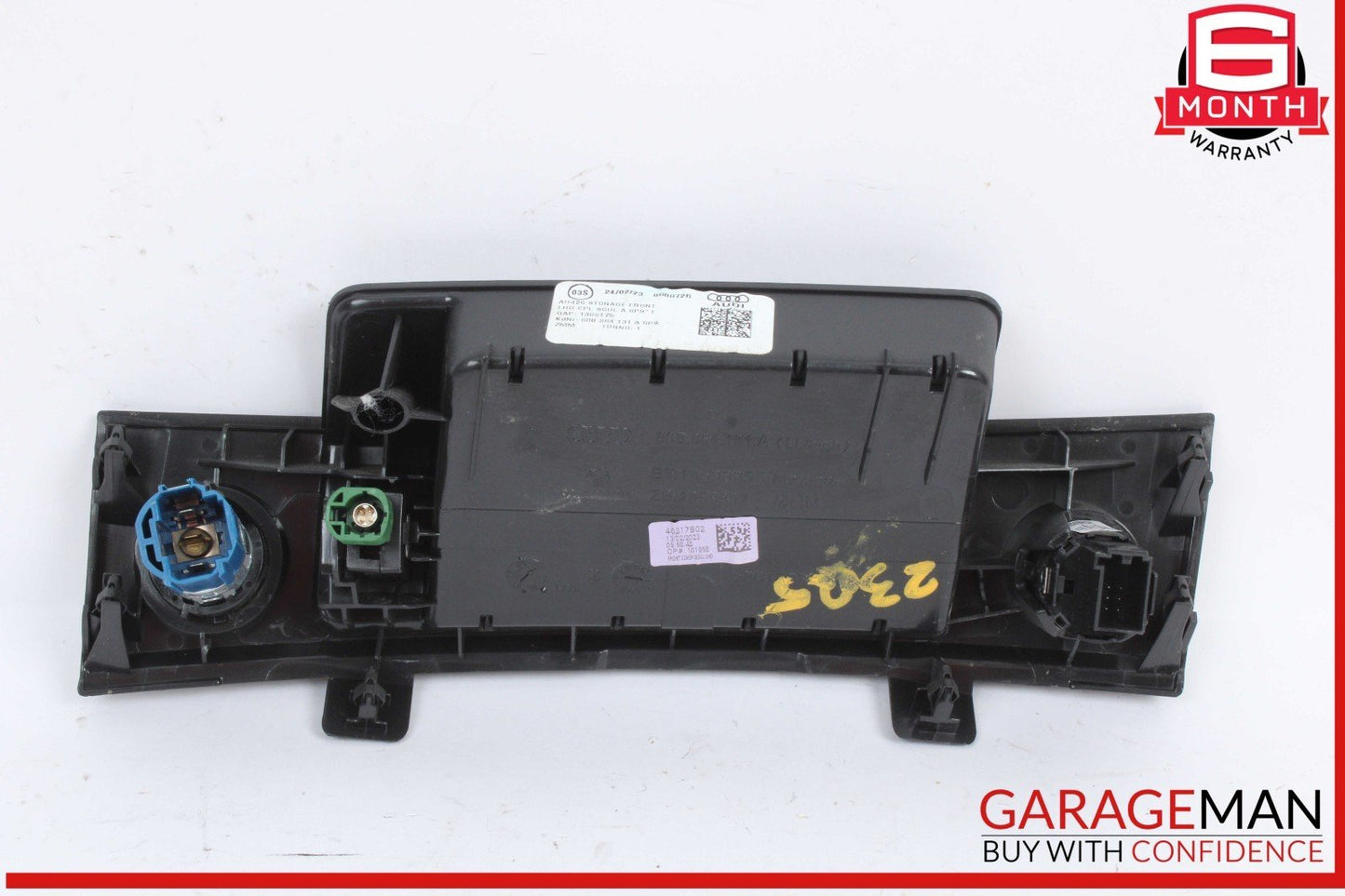 18-25 Audi Q5 Front Center Console Storage Tray Box Cover w/ Start Button OEM