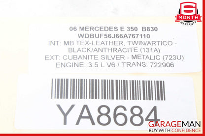 03-09 Mercedes W219 CLS550 E350 Front Right Seat Adjustment Control Switch OEM