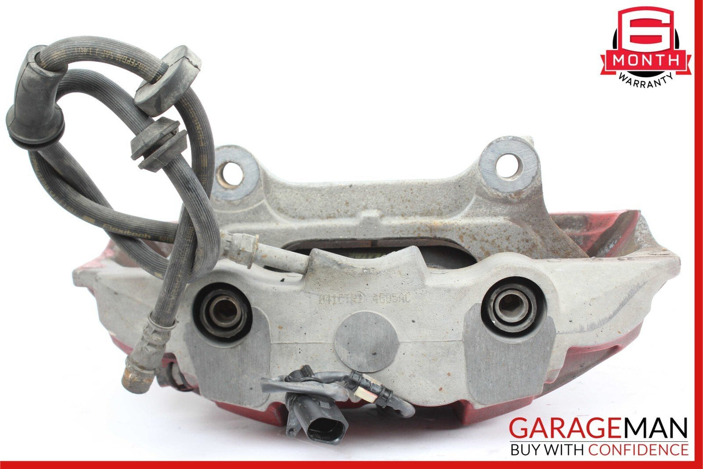 12-18 Audi A7 Front Right Passenger Side Brake Caliper Red