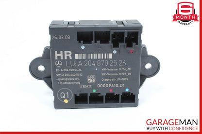 08-14 Mercedes W204 C300 Rear Right Side Door Control Module 2048702526 OEM