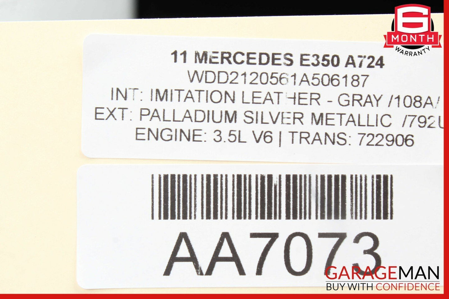 08-18 Mercedes CLS400 C300 E350 Front Right Side Door Lock Latch Actuator OEM
