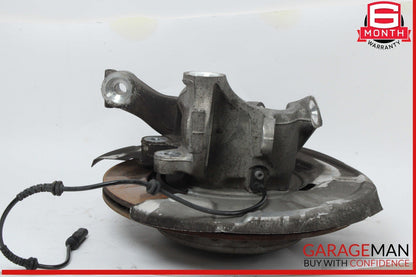 11-16 BMW 528i 535i 550i F10 Rear Right Side Spindle Knuckle w/ Rotor Disc
