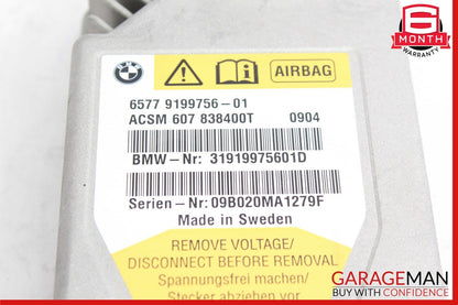 09-12 BMW 750i 750Li SRS ECU Safety Computer Control Module Unit OEM