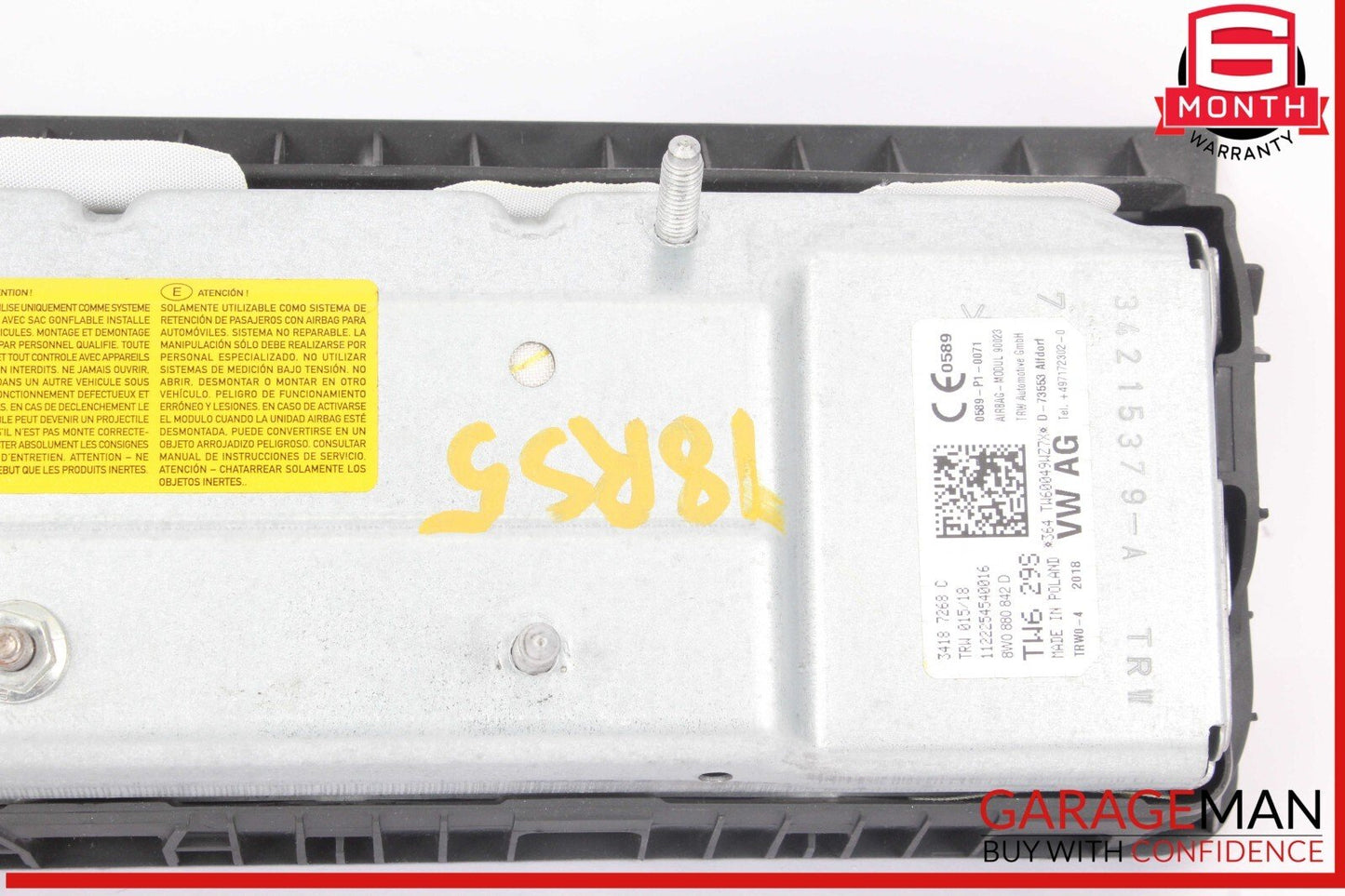 17-24 Audi RS5 S5 A4 Front Right Passenger Side Knee Airbag Air Bag 8W0880842D