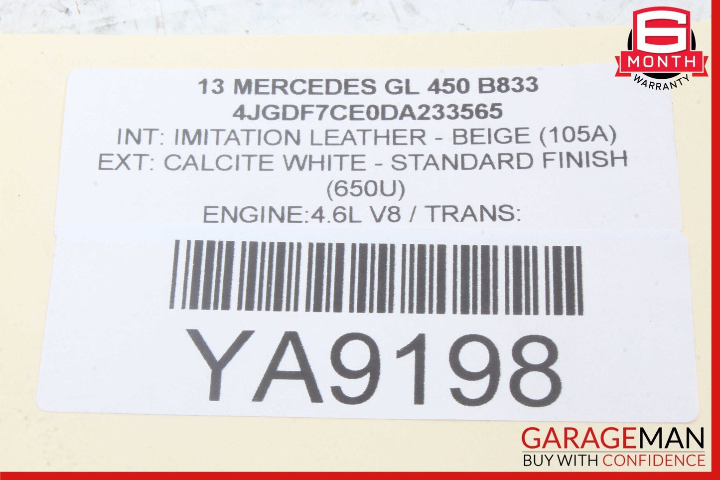 13-19 Mercedes X166 GL450 3rd Row Left Seat Folding Power Switch Button OEM