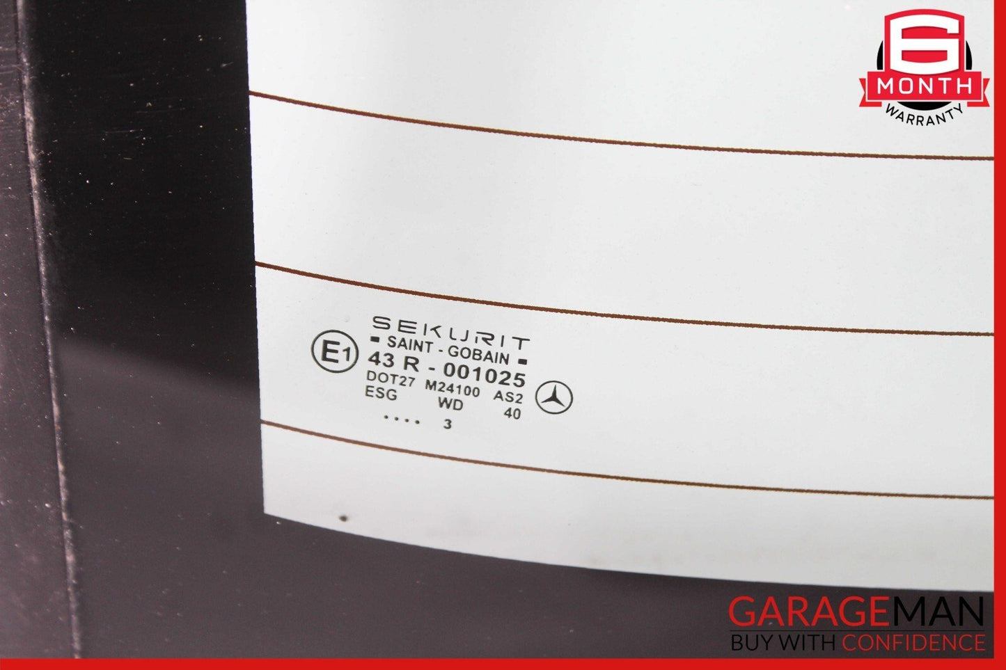 03-09 Mercedes W209 CLK500 CLK350 CLK320 Convertible Soft Top Rear Glass OEM
