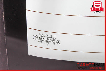 03-09 Mercedes W209 CLK500 CLK350 CLK320 Convertible Soft Top Rear Glass OEM
