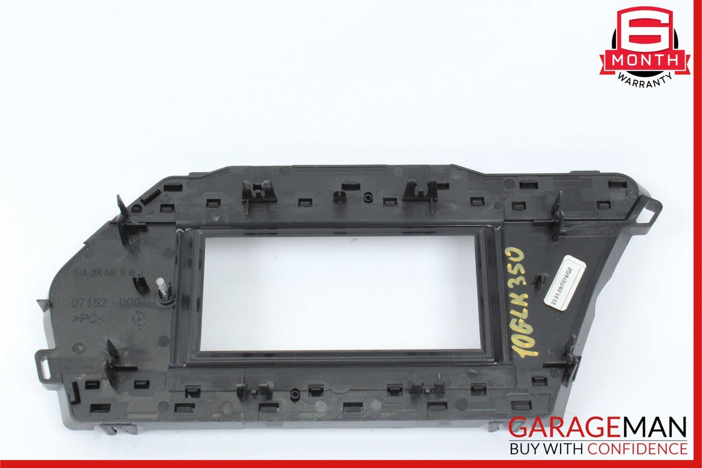 10-12 Mercedes X204 GLK350 Dashboard Screen Display Trim Cover Black
