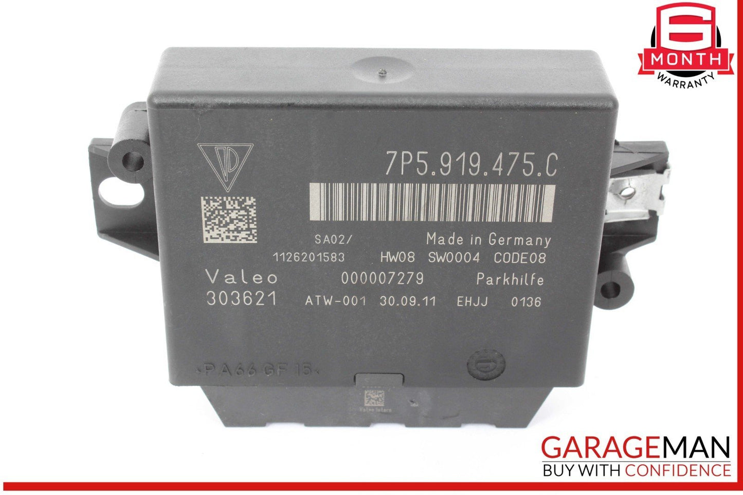 11-14 Porsche Cayenne 958 Park Parking Assist Control Module Unit 7P5919475C OEM