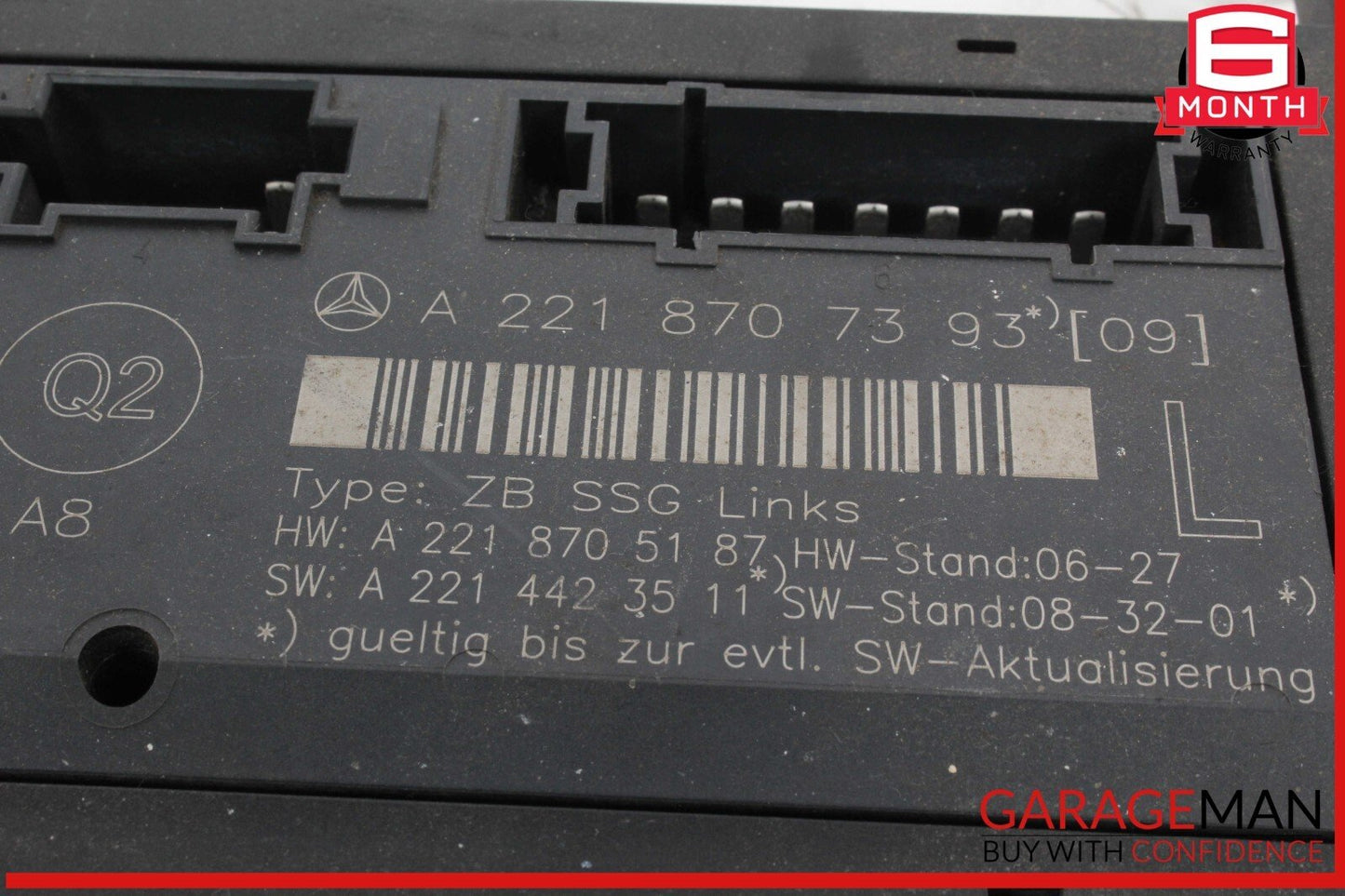 07-13 Mercedes W221 S400 Hybrid Front Left Driver Seat Control Module Unit OEM