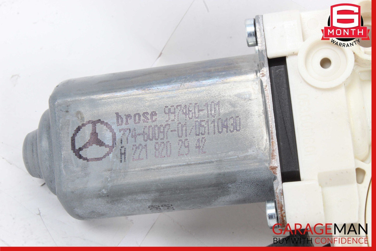 07-13 Mercedes W221 S400 S600 Window Regulator Motor Rear Left Driver Side OEM