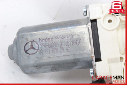 07-13 Mercedes W221 S400 S600 Window Regulator Motor Rear Left Driver Side OEM