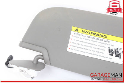 10-16 Porsche Panamera 970 Front Left Driver Side Sunvisor Sun Visor Gray OEM