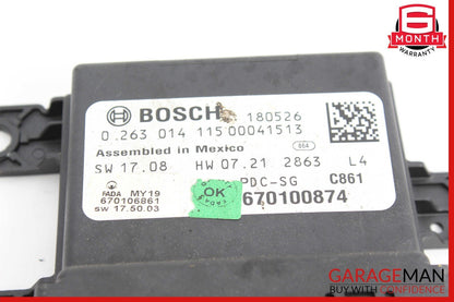 17-21 Maserati Ghibli M157 Park Parking Assist Control Module Unit 670100874 OEM