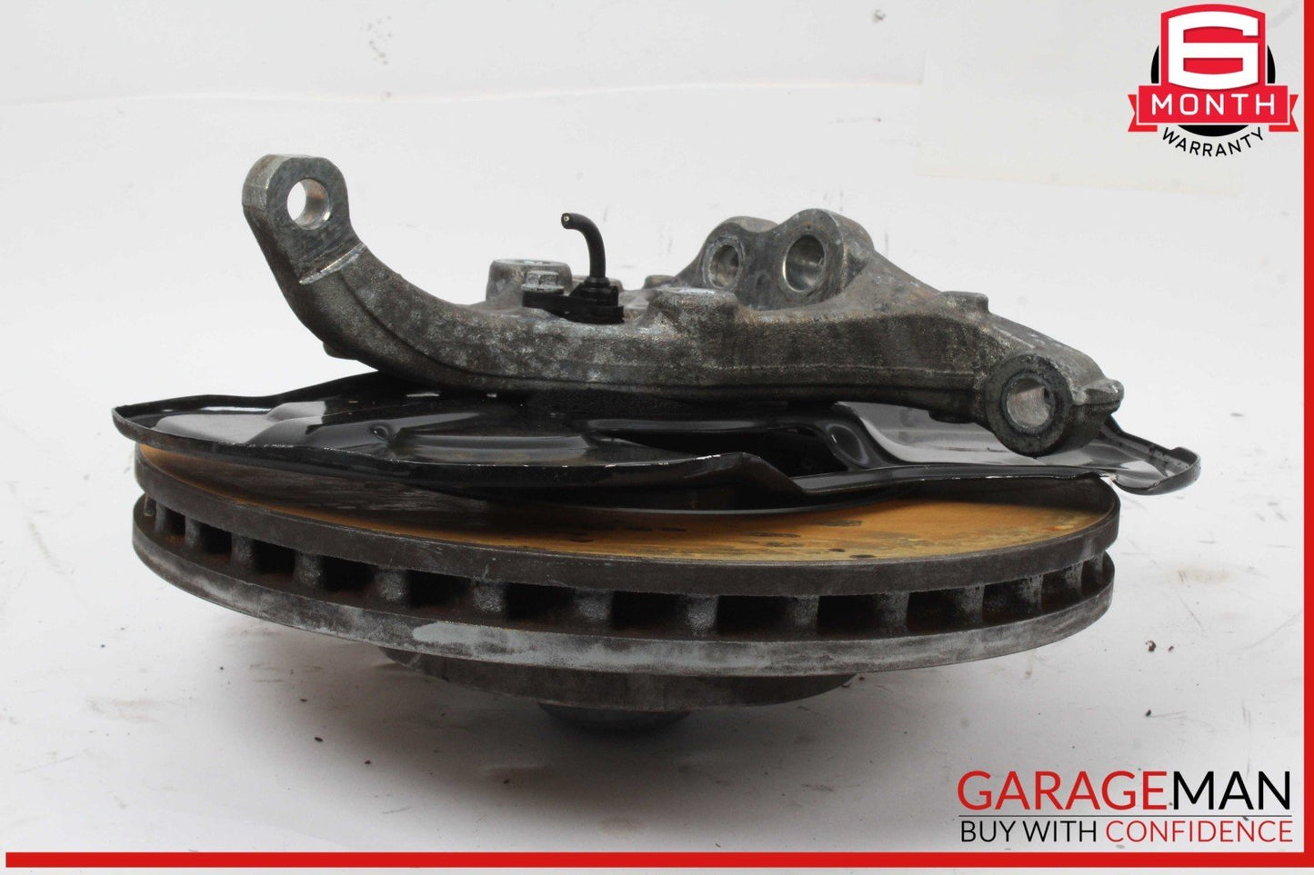 10-16 Mercedes W212 E350 Front Right Side Spindle Knuckle Hub w/ Rotor Disc OEM